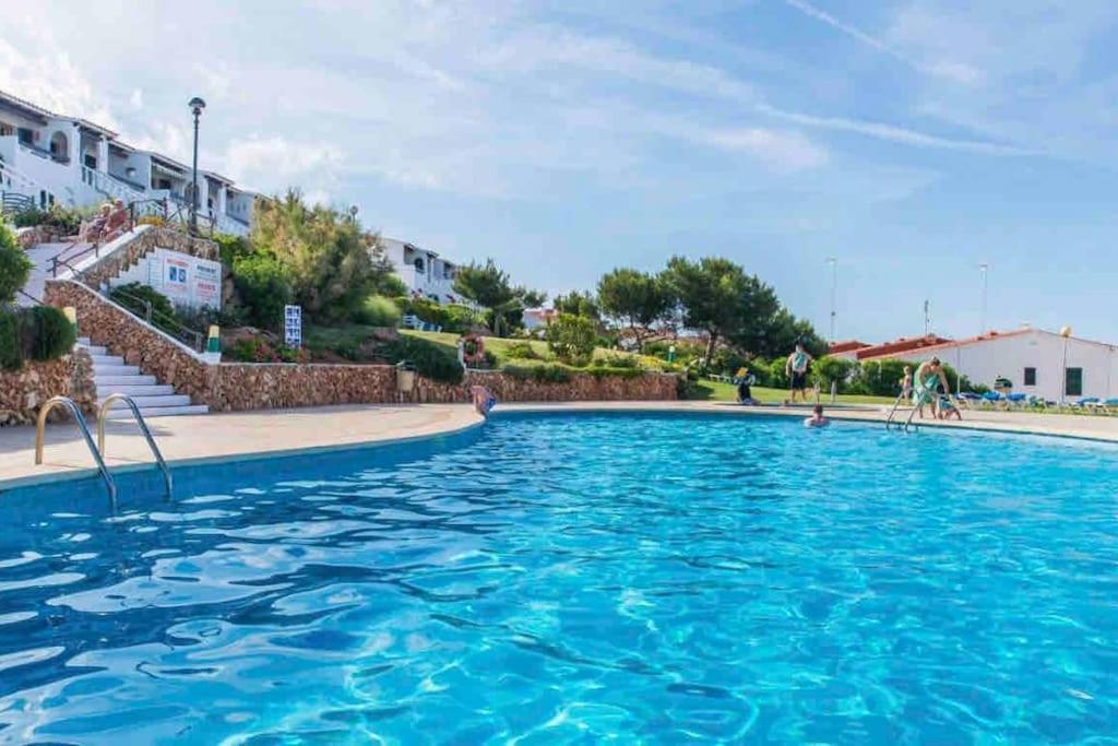 Lovely Hideaway With Pool And White Sand Beach Arenal d'en Castell Dış mekan fotoğraf